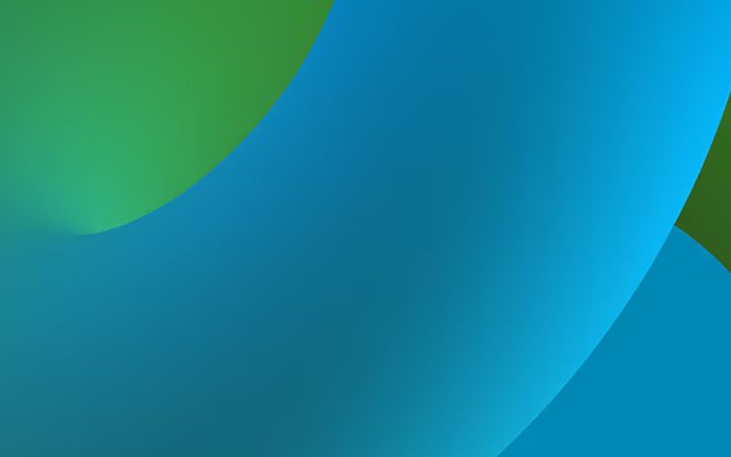 Blue and green swirls.